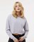 Independent Trading Co® Women's Lightweight Long Sleeve Crop Crewneck Sweatshirt